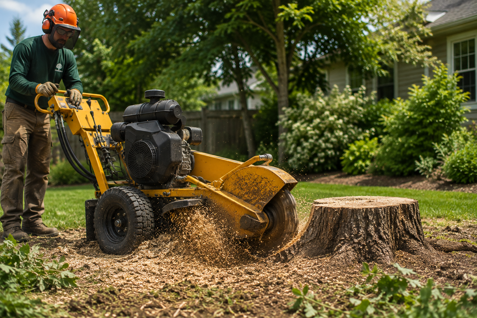 Stump removal and grinding