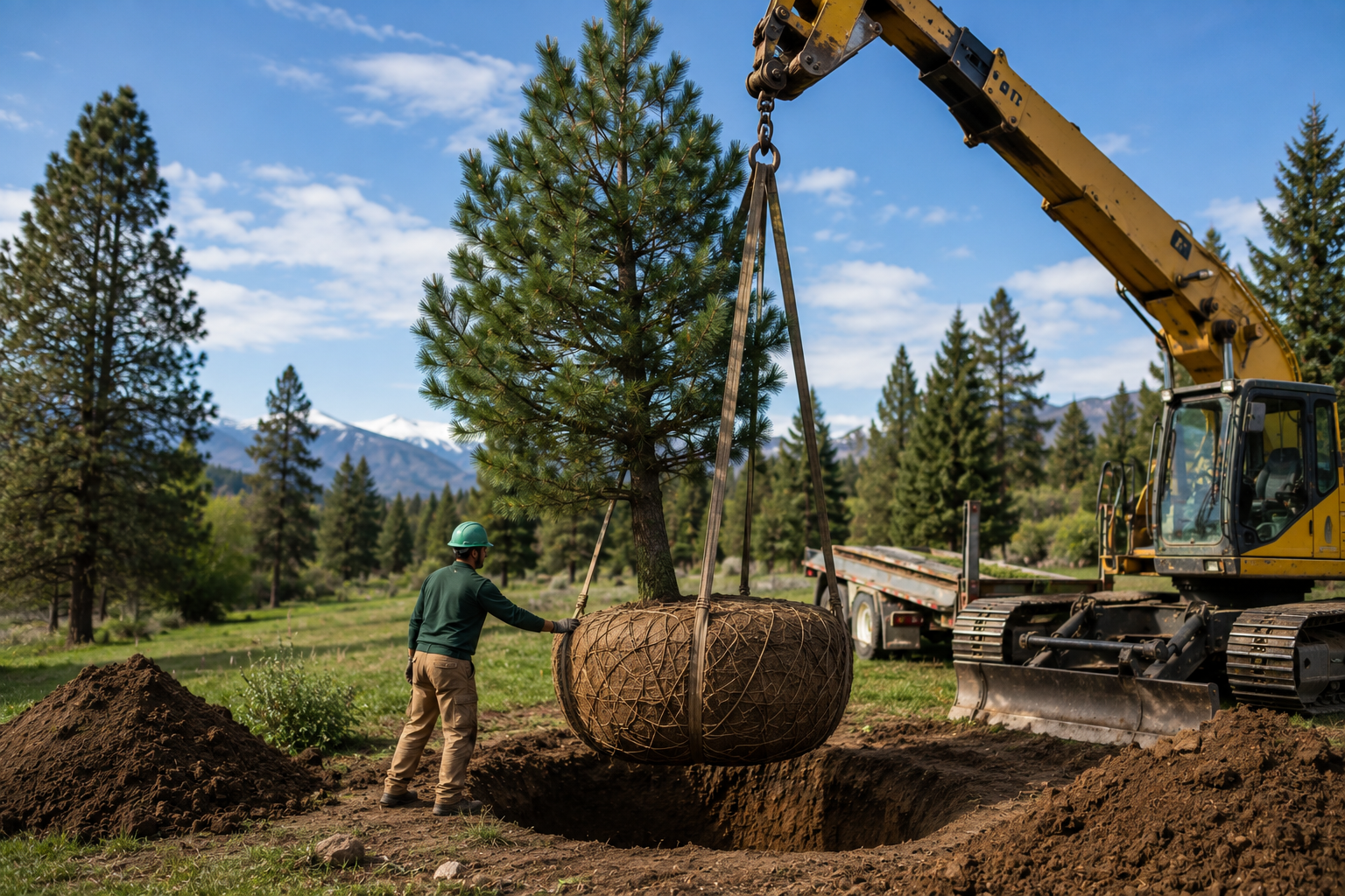 Tree and shrub planting — landscaping with native Pacific Northwest species