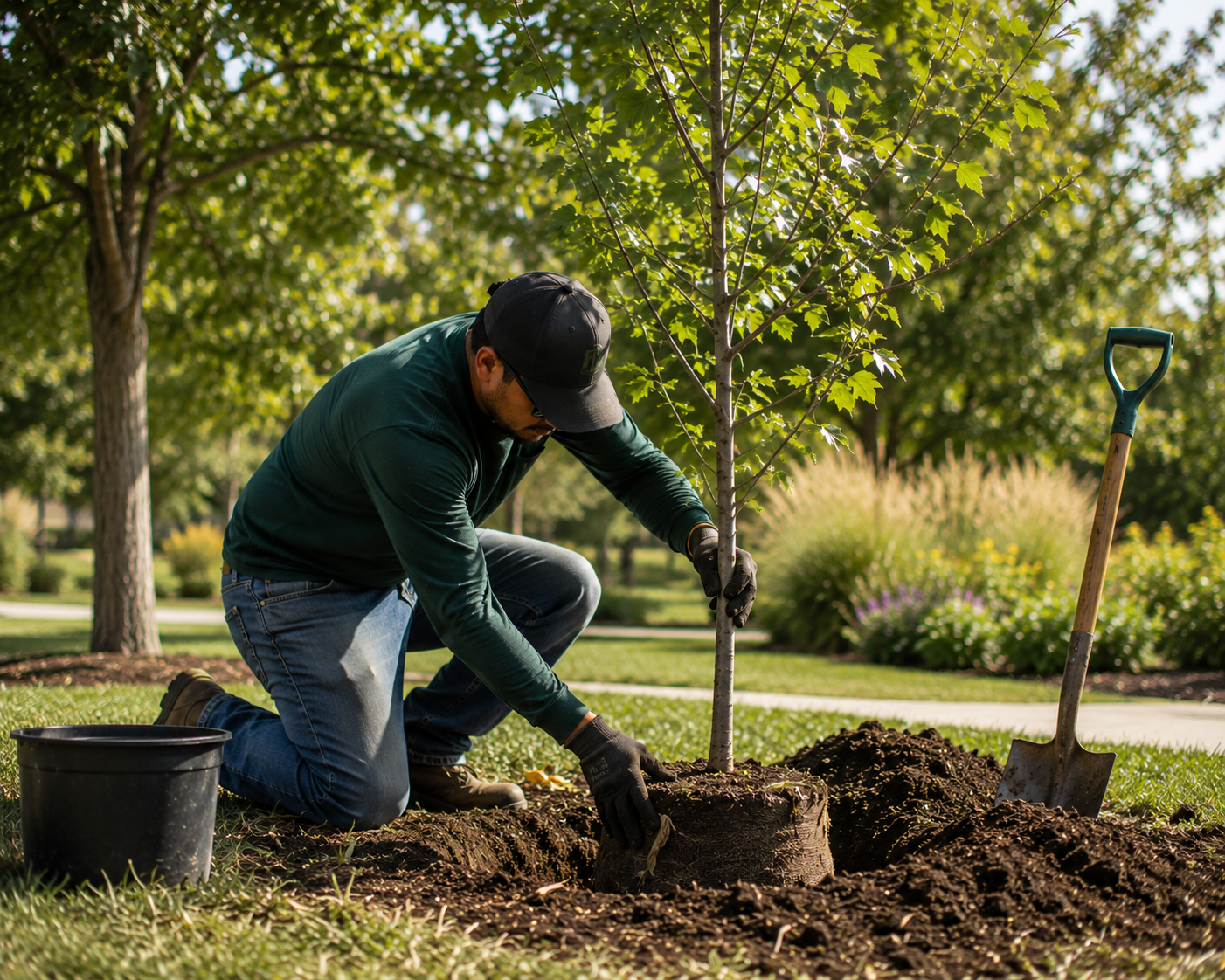 Tree transplanting service